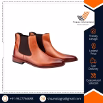 High on Demand Incomparable Quality Classic Design Custom Logo Genuine Leather Boot/ Shoes for Men at Factory Price - Image 4