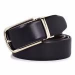Hot selling 2024 fashionable double sided automatic buckle genuine leather man belt direct from factory - Image 6