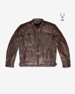 MP Midnight Motova Full Grain Distressed Motorbike Leather Jacket for Racers & Riders - Image 6