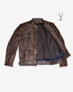 MP Midnight Motova Full Grain Distressed Motorbike Leather Jacket for Racers & Riders - Image 9