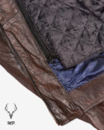 MP Midnight Motova Full Grain Distressed Motorbike Leather Jacket for Racers & Riders - Image 10