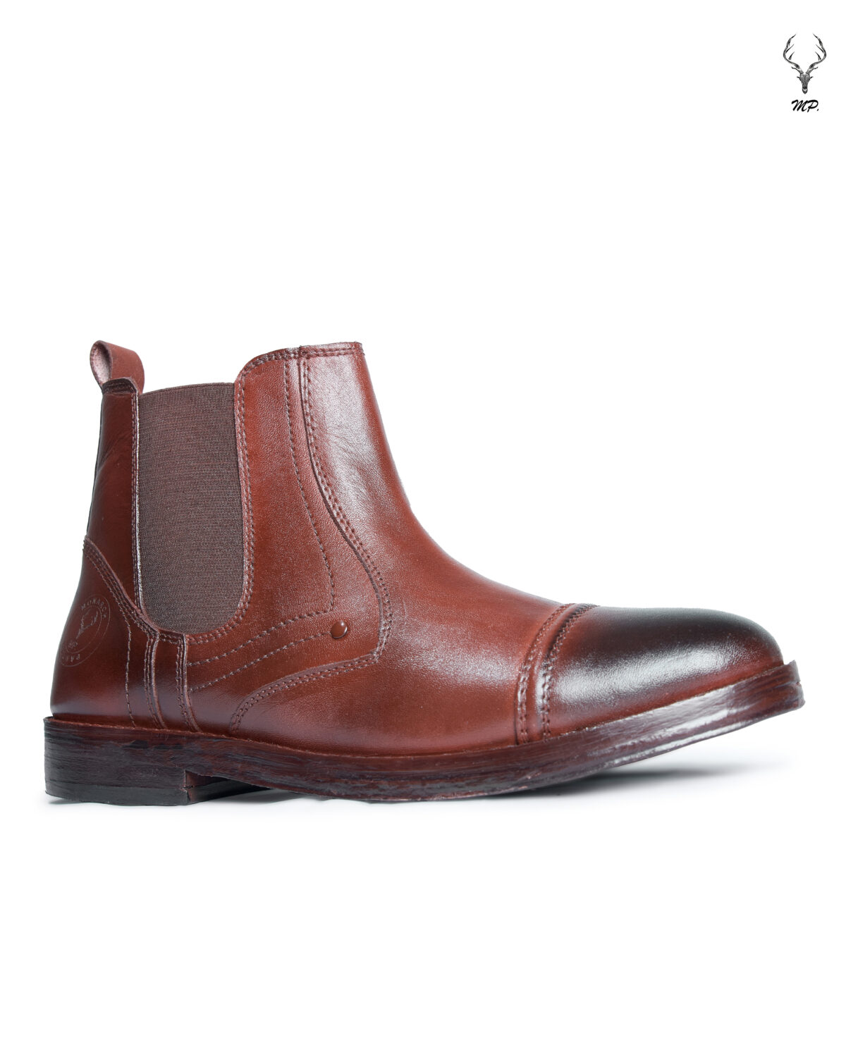 Cedar Citadel Craft Good Year Welted Dark Brown Waxed Leather Boots - Image 2